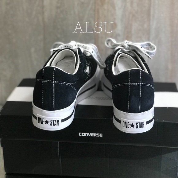 Con&Mademe One Star Platform Suede Black White W - Picture 7 of 8